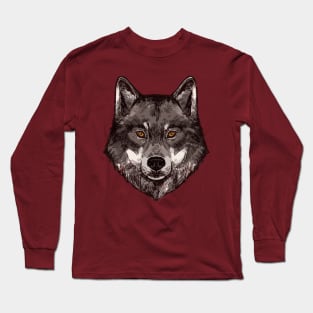 Grey Wolf Long Sleeve T-Shirt